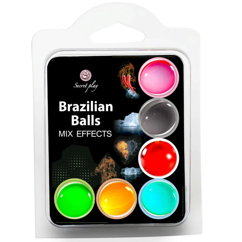 Φωτογραφία προϊόντος: SECRETPLAY SECRET PLAY SET 6 BRAZILIAN BALLS MIX EFFECT