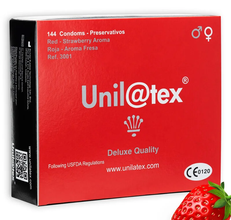 Φωτογραφία προϊόντος: UNILATEX RED / STRAWBERRY PRESERVATIVES 144 UNITS