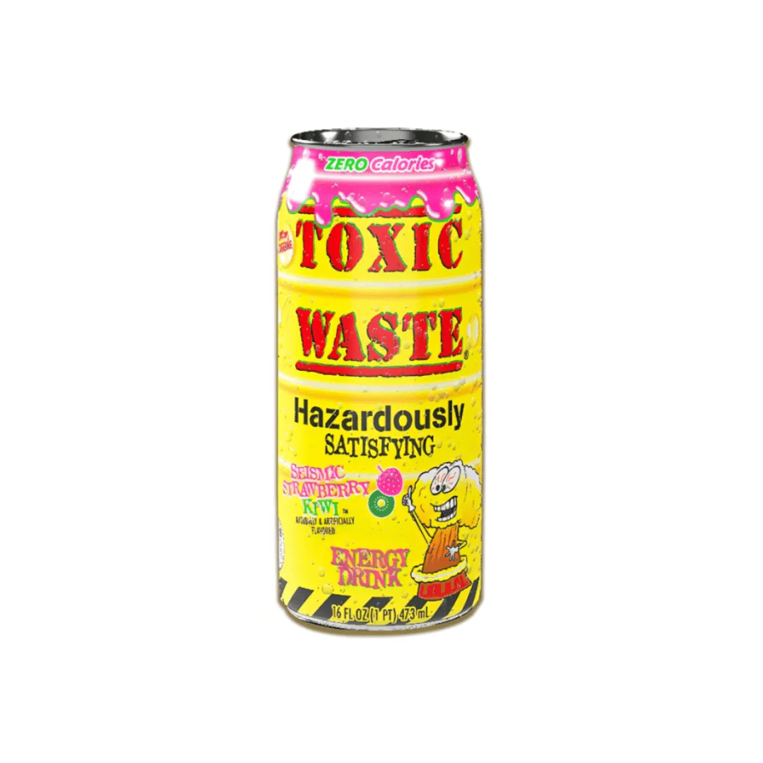 Φωτογραφία προϊόντος: Toxic Waste Energy Drink Zero Calories Seismic Strawberry & Kiwi 473ml