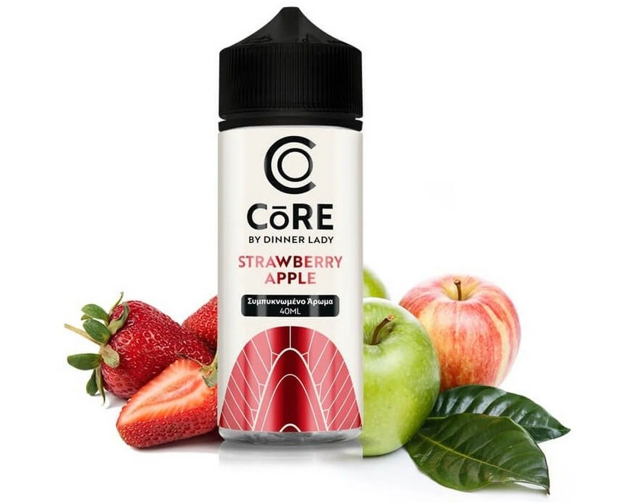 Φωτογραφία προϊόντος: Dinner Lady Core Flavour Shot Strawberry Apple 40/120ml