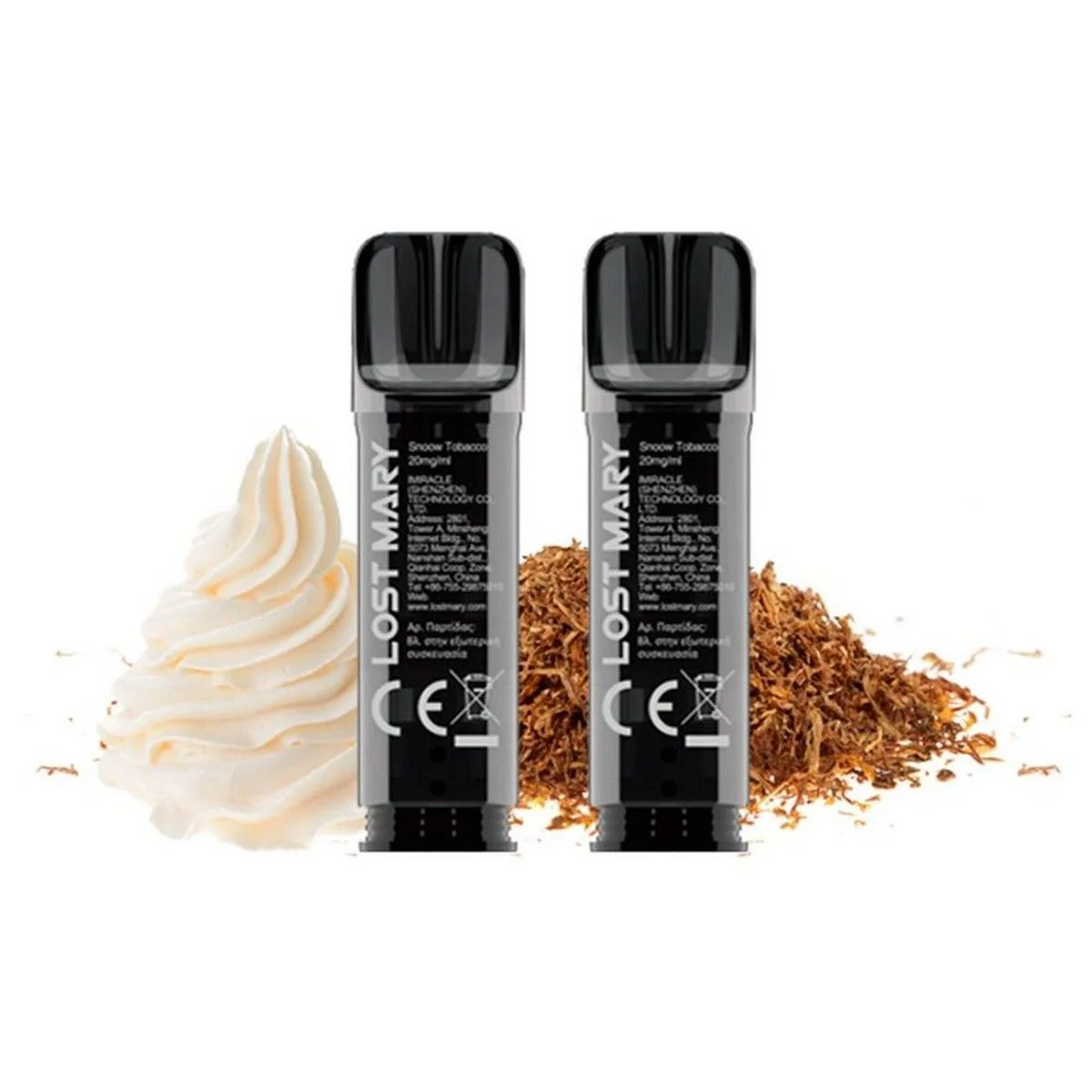 Φωτογραφία προϊόντος: Lost Mary Tappo Pod Snoow Tobacco 2x2ml | 20mg