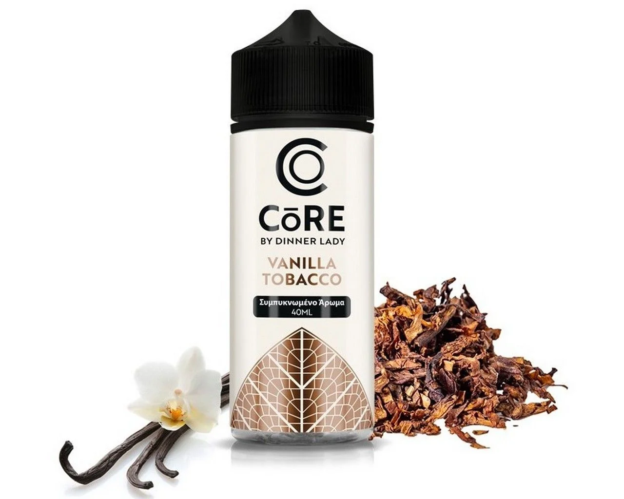 Φωτογραφία προϊόντος: Dinner Lady Core Flavour Shot Vanilla Tobacco 40/120ml