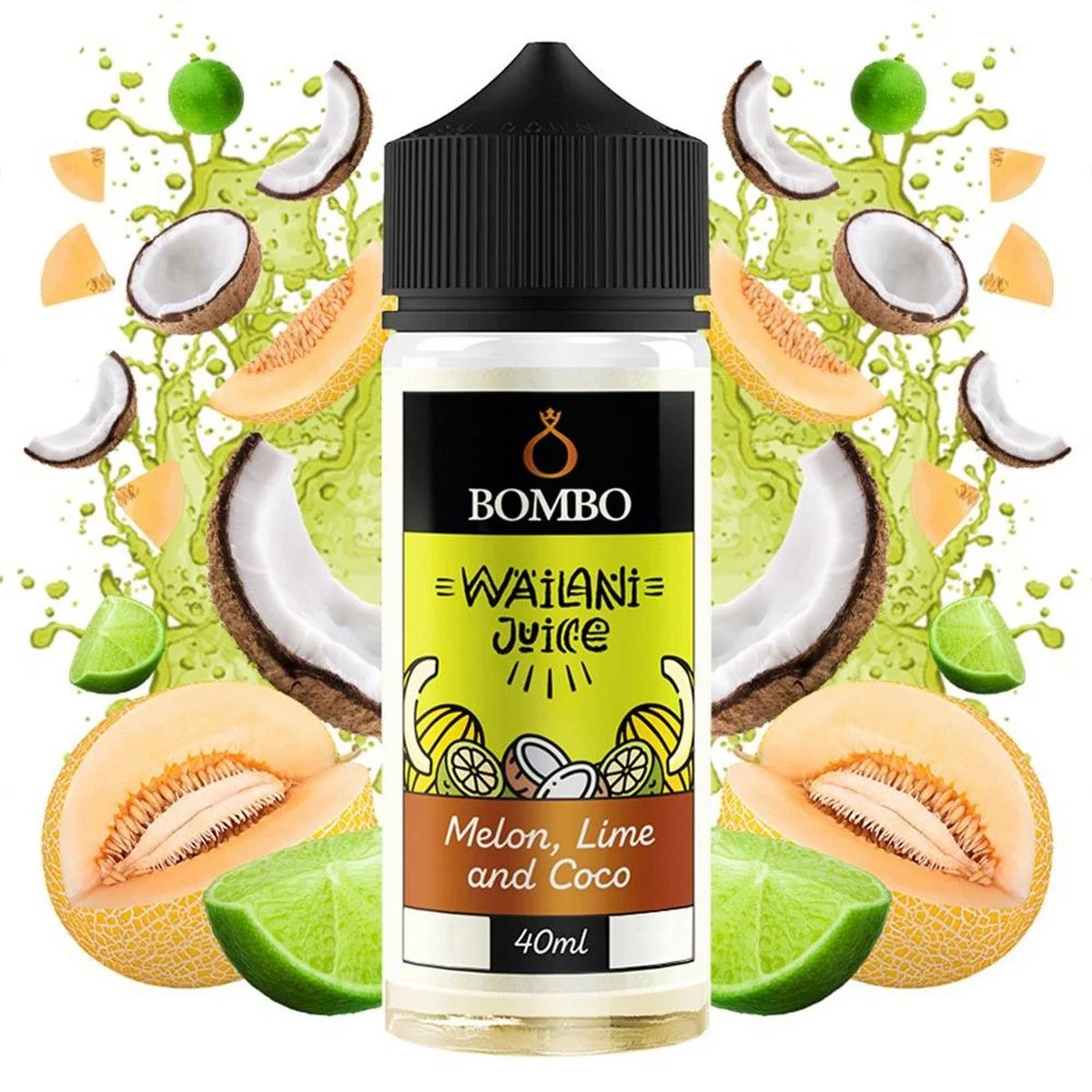Φωτογραφία προϊόντος: Bombo Wailani Juice Flavor Shot Melon Lime and Coco 40ml/120ml