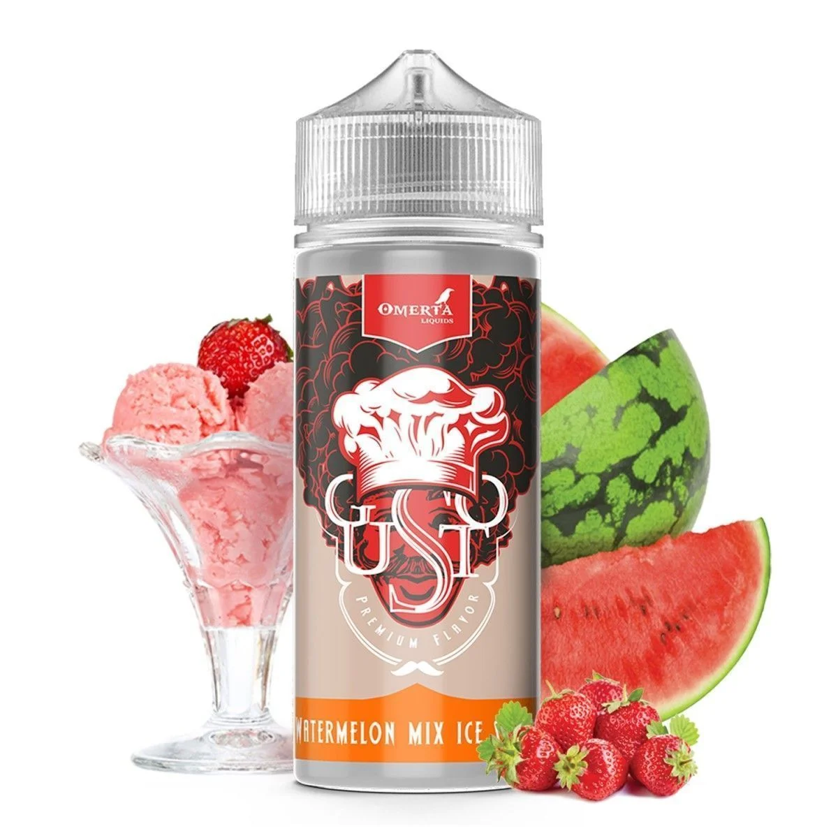 Φωτογραφία προϊόντος: Omerta Flavor Shot Gusto Watermelon Mix Ice Sorbet 30ml/120ml