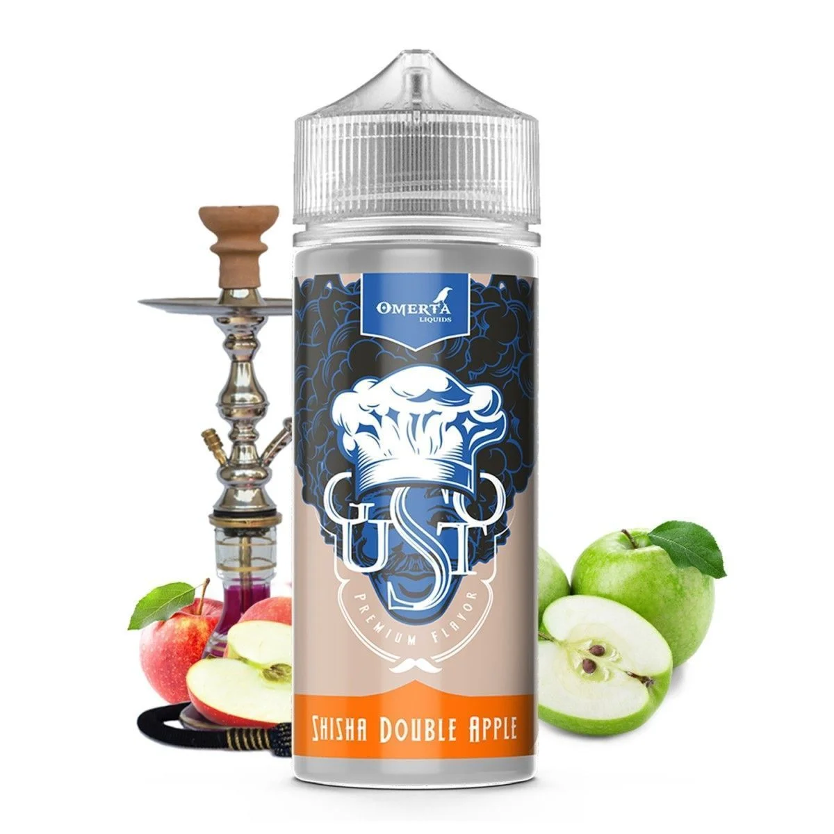Φωτογραφία προϊόντος: Omerta Flavor Shot Gusto Shisha Double Apple 30ml/120ml