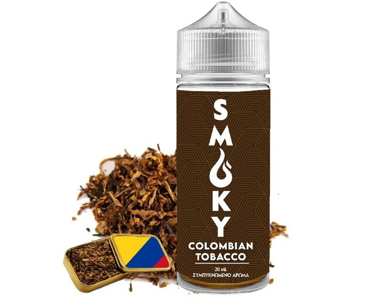 Φωτογραφία προϊόντος: Smoky Flavor Shot Colombian Tobacco 20ml/120ml