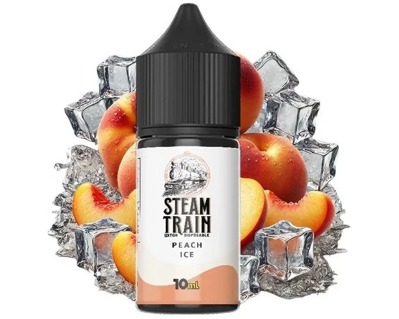 Φωτογραφία προϊόντος: Steam Train Disposable Edition Flavorshot Peach Ice 10ml/30ml