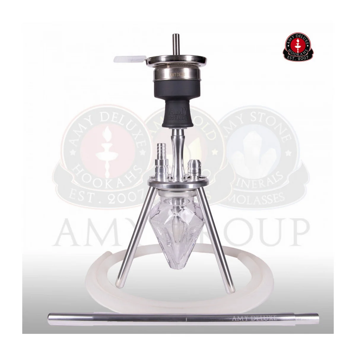 Φωτογραφία προϊόντος: Amy Shisha Deluxe 111.03 Play Silver 40cm
