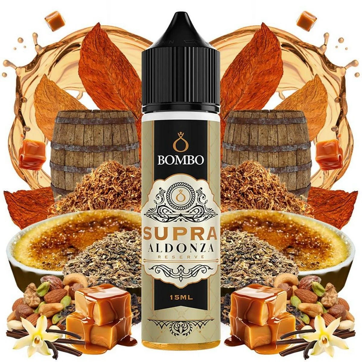Φωτογραφία προϊόντος: Bombo Platinum Tobaccos Flavor Shot Supra Aldonza 15ml/60ml