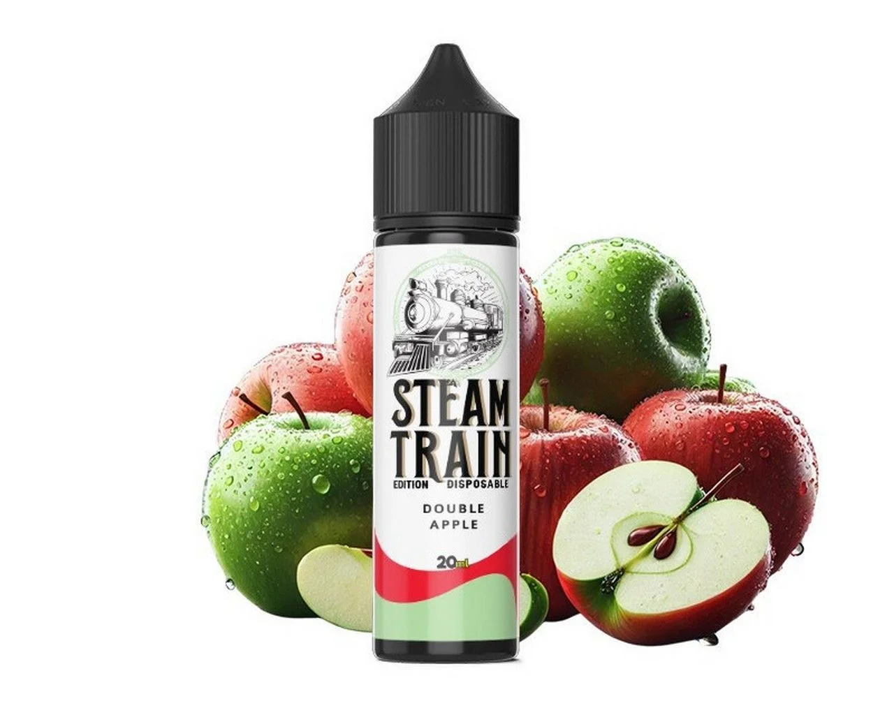 Φωτογραφία προϊόντος: Steam Train Disposable Edition Flavorshot Double Apple 20ml/60ml