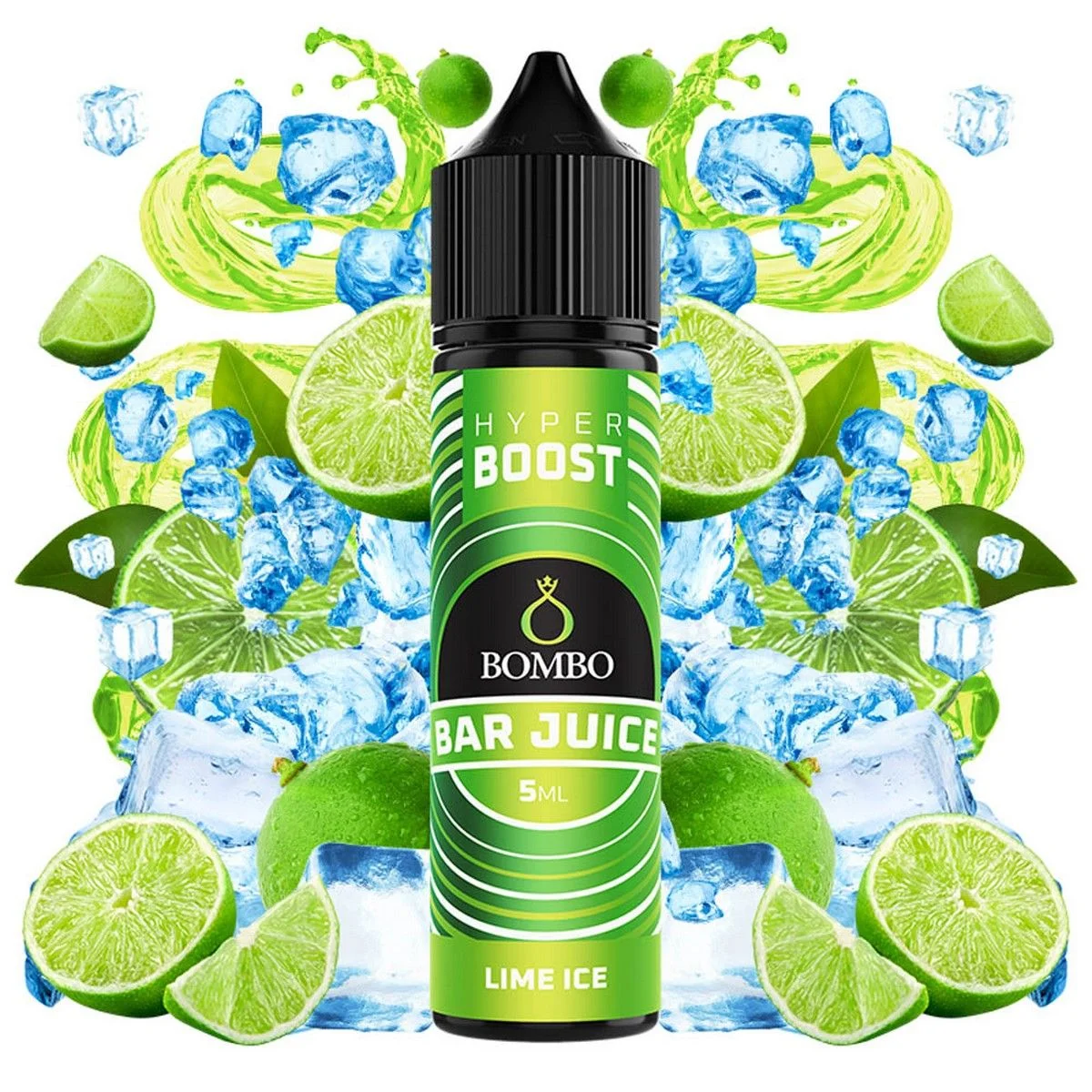 Φωτογραφία προϊόντος: Bombo Bar Juice Hyper Boost Flavor Shot Lime Ice 5ml/60ml