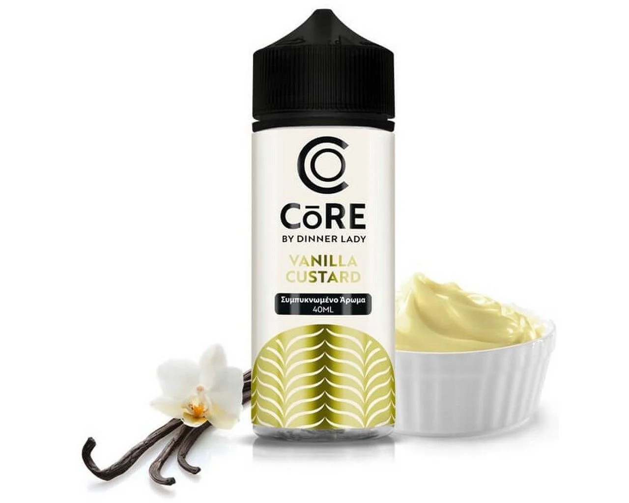 Φωτογραφία προϊόντος: Dinner Lady Core Flavour Shot Vanilla Custard 40/120ml