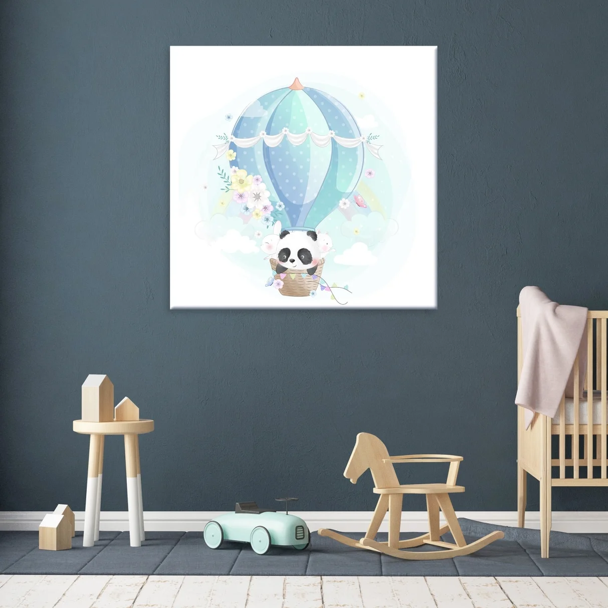 Φωτογραφία προϊόντος: Πίνακας Σε Καμβά - Panda In Balloon