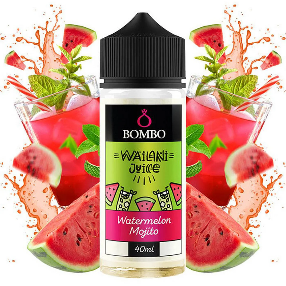 Φωτογραφία προϊόντος: Bombo Wailani Juice Flavor Shot Watermelon Mojito 40ml/120ml