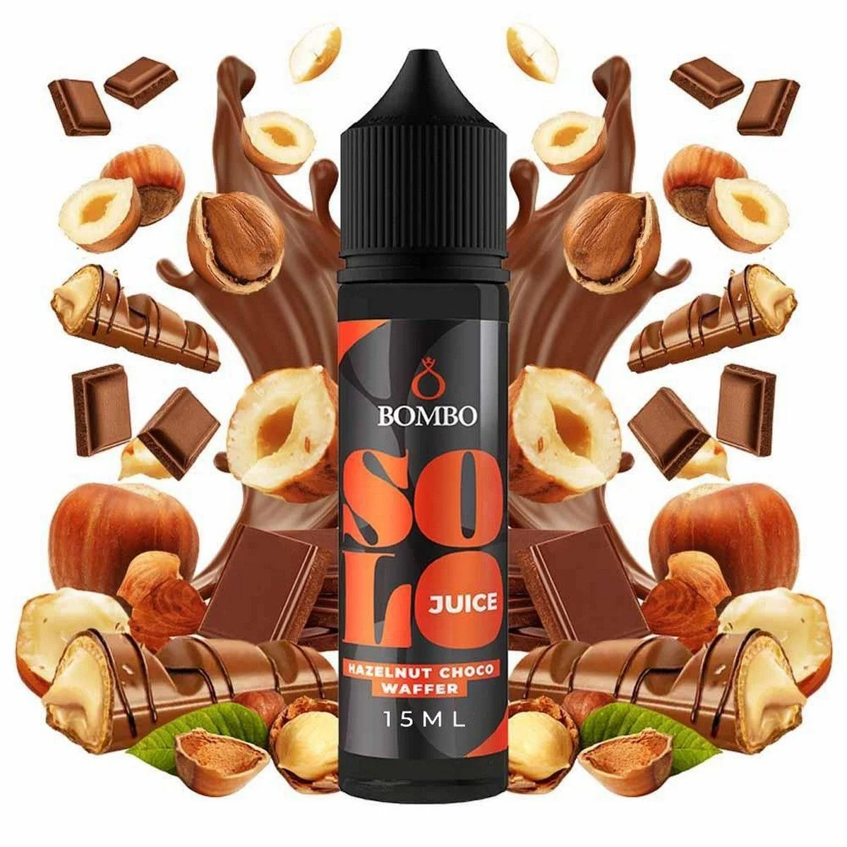 Φωτογραφία προϊόντος: Bombo Solo Juice Flavor Shot Hazelnut Choco Waffer 15ml/60ml