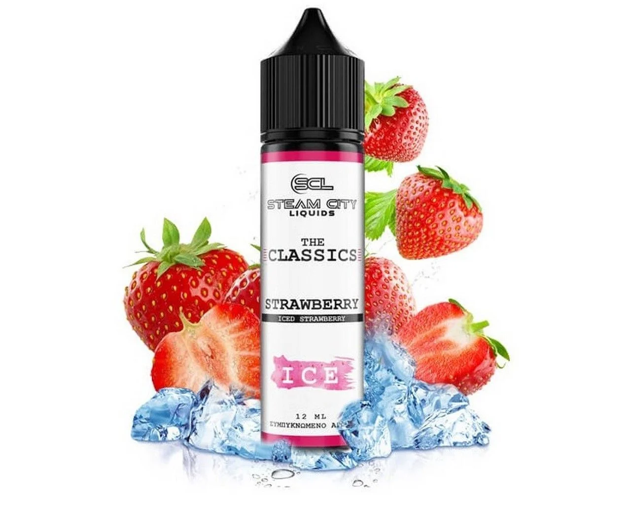 Φωτογραφία προϊόντος: Steam City Flavour Shot Strawberry Ice 12ml/ 60ml