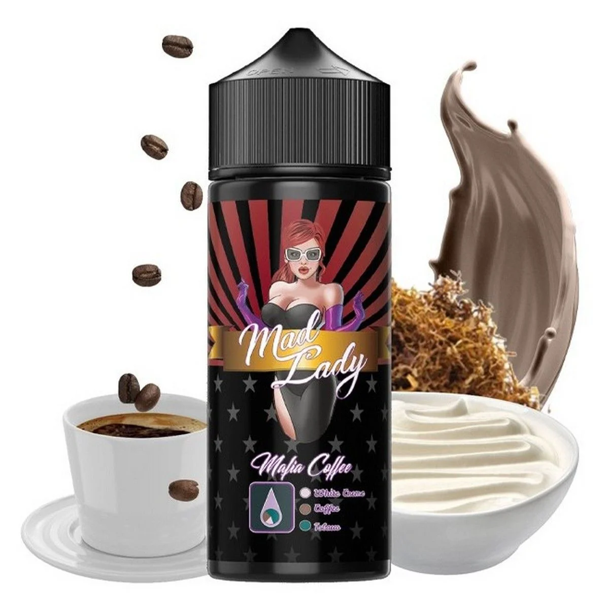 Φωτογραφία προϊόντος: Mad Juice Mad Lady Flavour Shot Mafia Coffee 30ml/120ml
