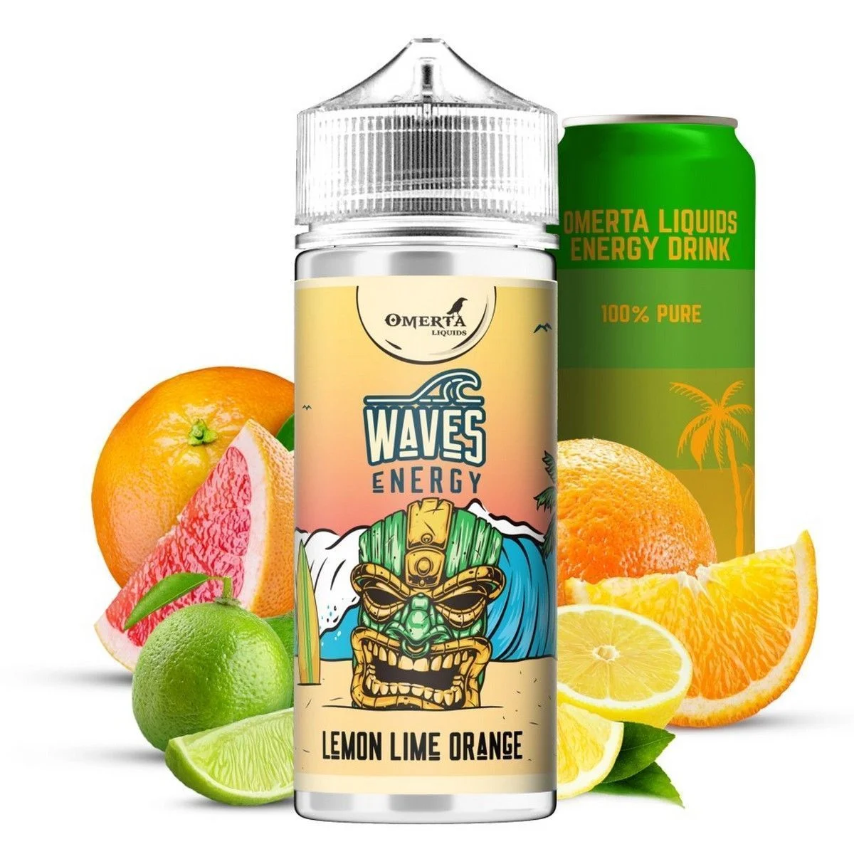 Φωτογραφία προϊόντος: Omerta Waves Energy Flavor Shot Lemon Lime Orange 30ml/120ml
