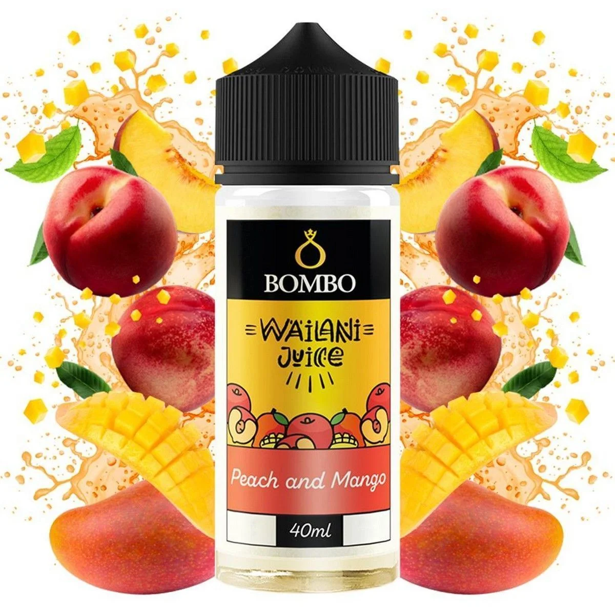 Φωτογραφία προϊόντος: Bombo Wailani Juice Flavor Shot Peach and Mango 40ml/120ml