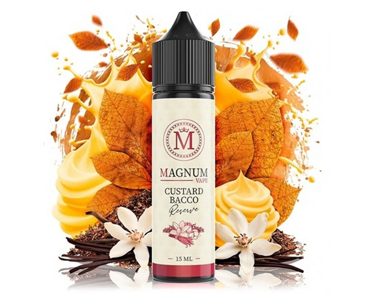 Φωτογραφία προϊόντος: Magnum Flavorshot Custard Bacco 15ml/60ml