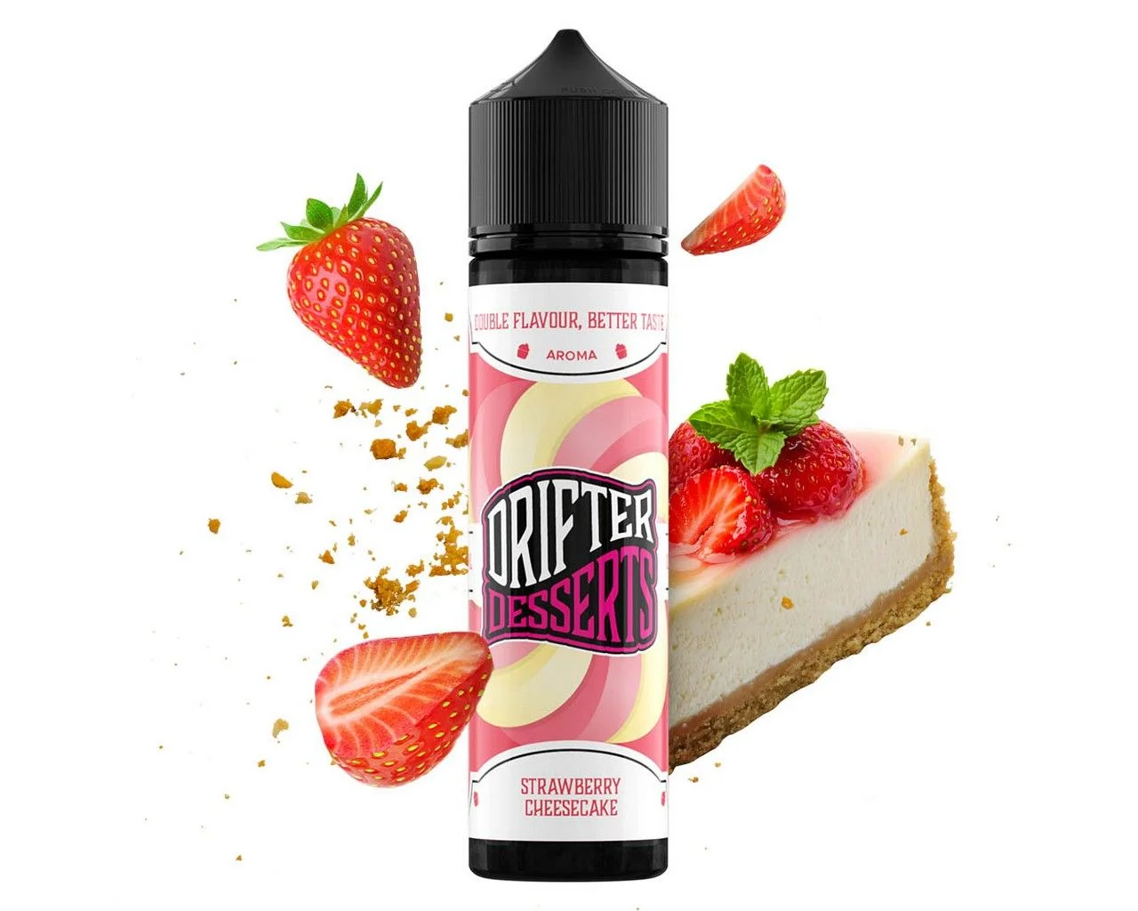 Φωτογραφία προϊόντος: Drifter Desserts Strawberry Cheesecake 12ml/60ml Flavorshot