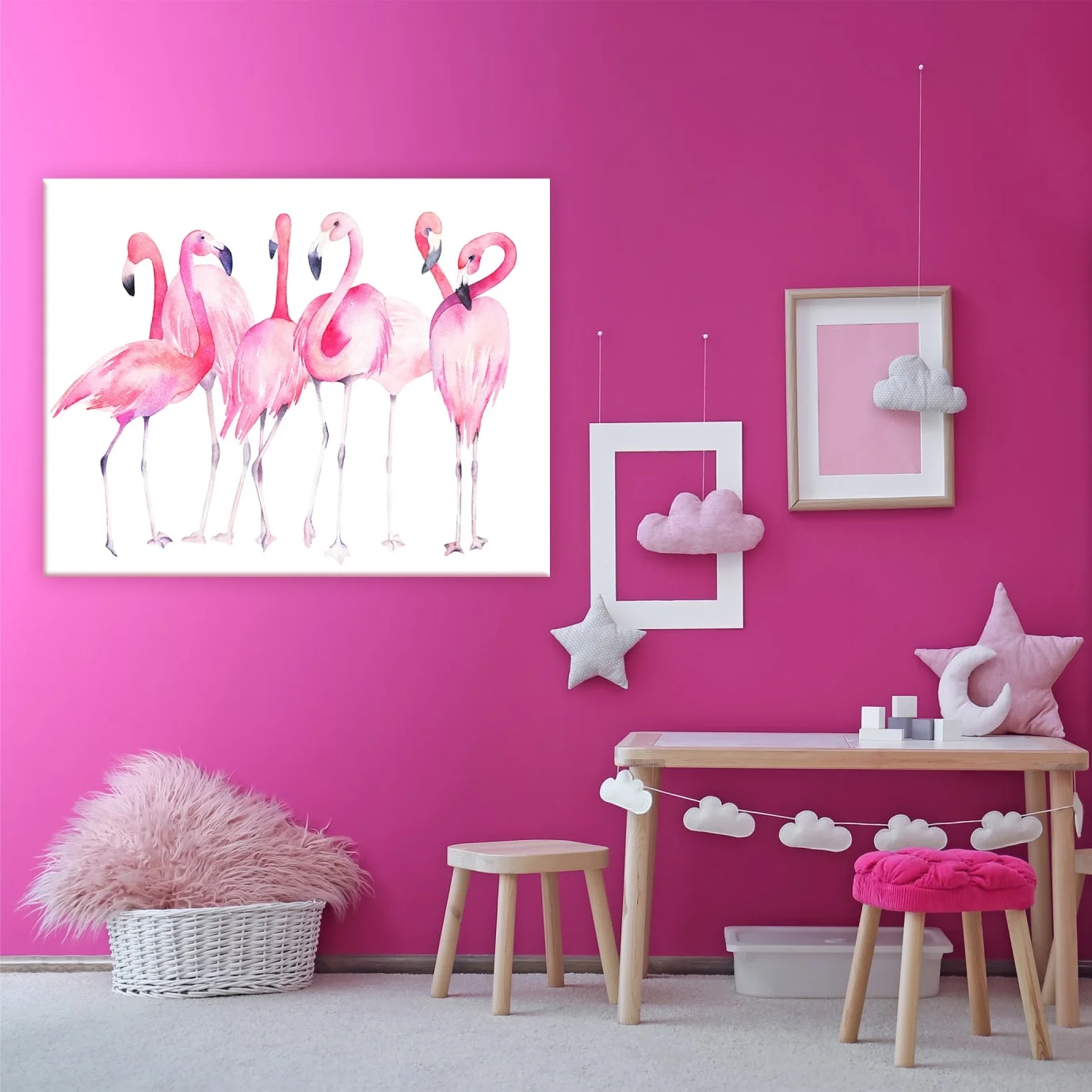 Φωτογραφία προϊόντος: Πίνακας Σε Καμβά - Pink Flamingo
