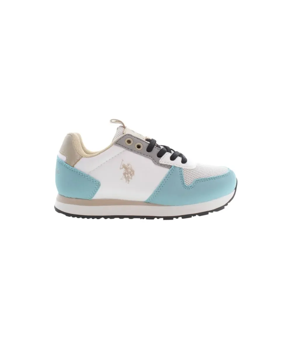 Φωτογραφία προϊόντος: U.S. Polo Assn. - Παιδικά Sneakers NOBIK008K3TH1-WHI Σιέλ/Λευκό