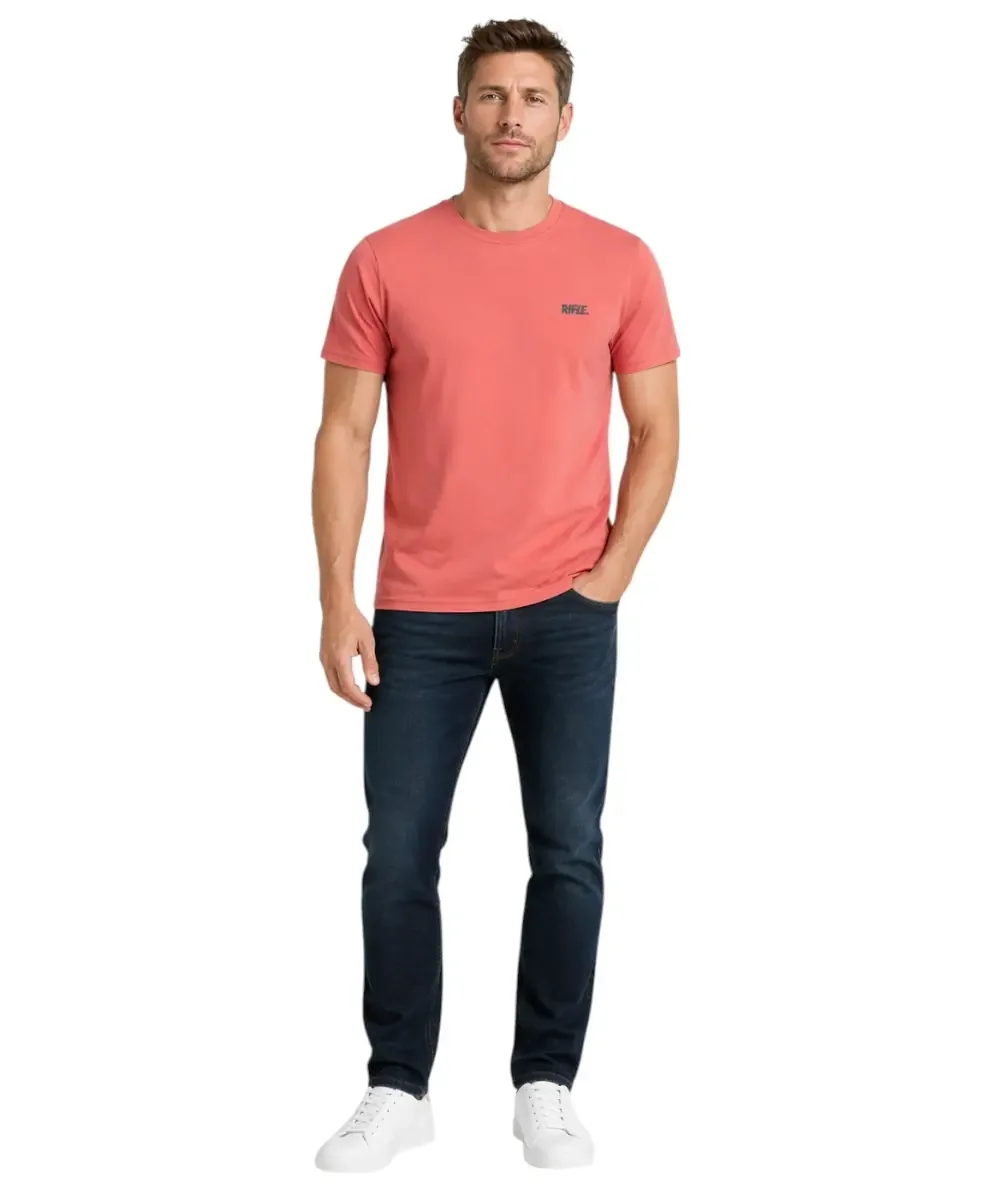 Φωτογραφία προϊόντος: Rifle- Ανδρικό T-shirt RFT002-CILIEG Κόκκινο