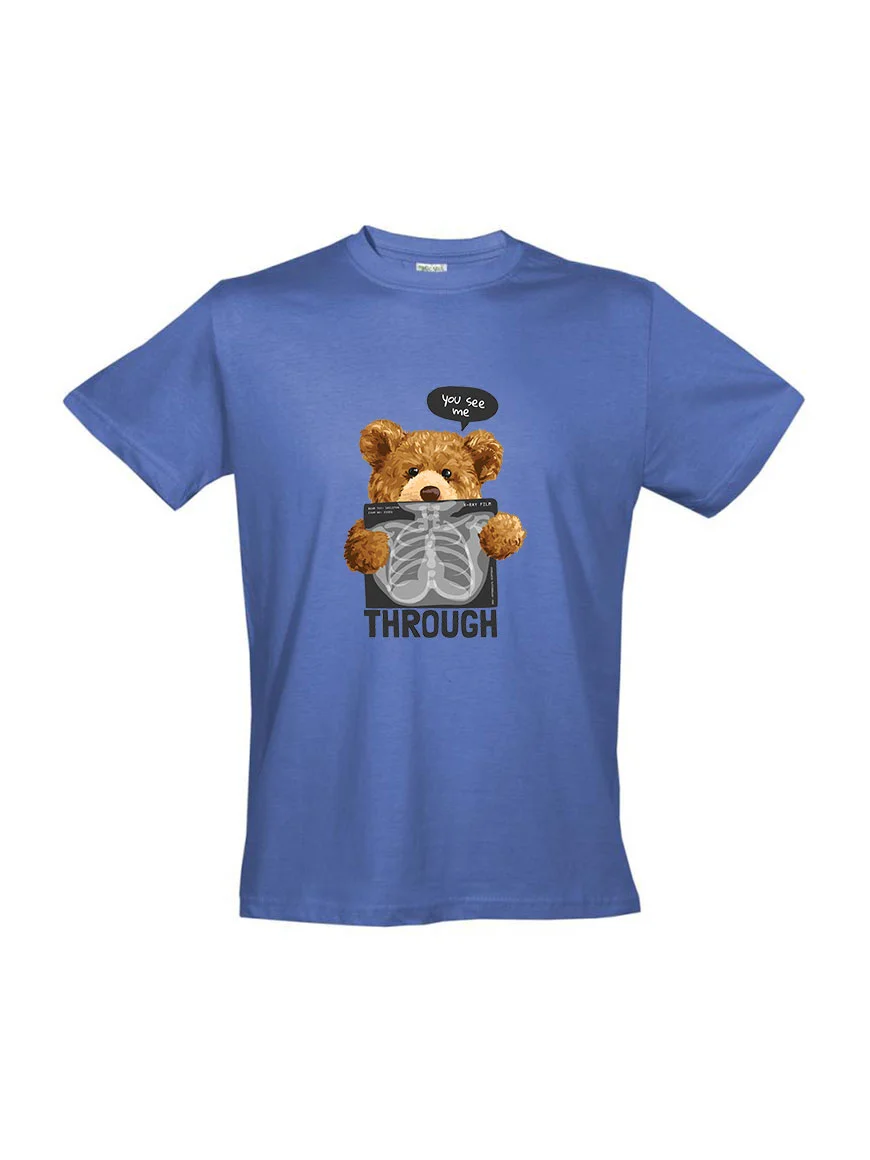 Φωτογραφία προϊόντος: SEE ME THROUGH T-shirt 241/256 ROYAL BLUE