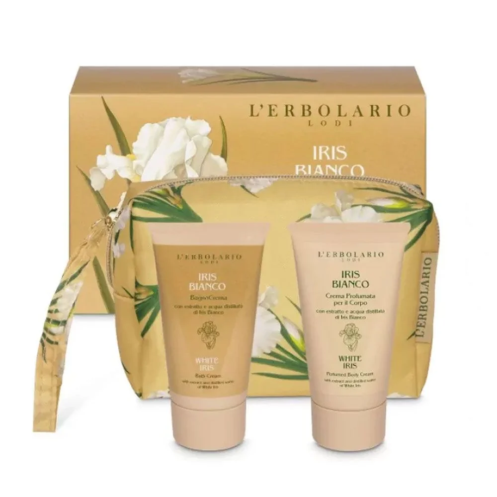 Φωτογραφία προϊόντος: L’Erbolario L' Erbolario Iris Bianco Beauty Pochette Αρωματική Κρέμα Σώματος 75ml & Κρέμα Καθαρισμού Σώματος75ml