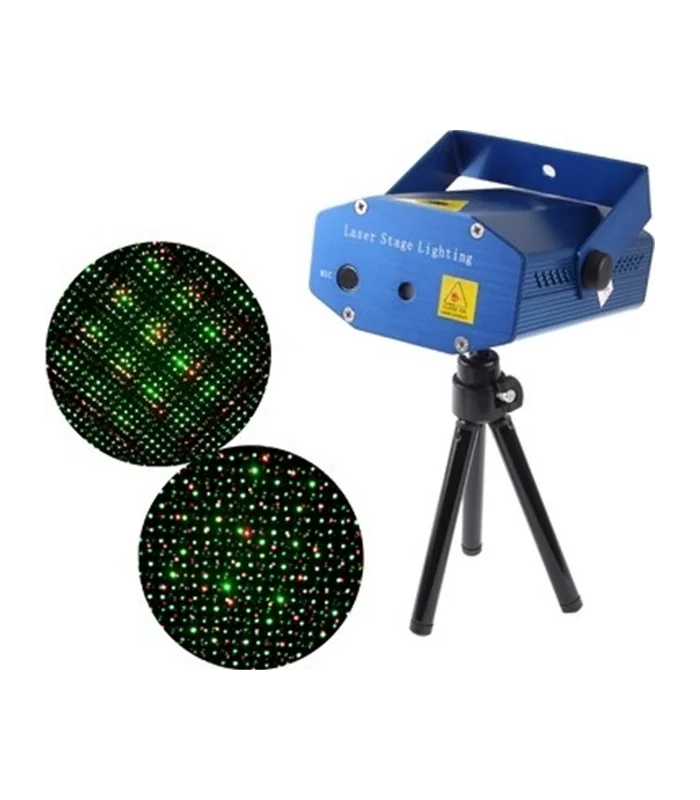 Φωτογραφία προϊόντος: OEM Projector Mini Laser Green Red Φωτορυθμικό δωματίου YX-09