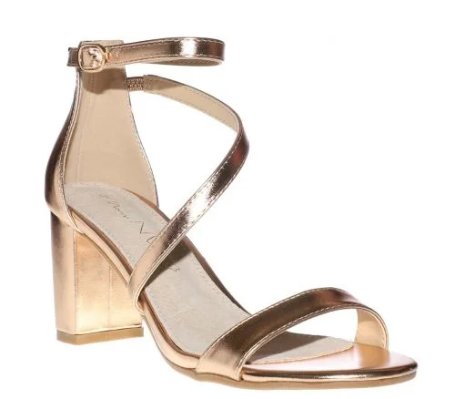 Φωτογραφία προϊόντος: Miss NV BLOCK HEEL SANDALS Model V65-11523 Rose Gold
