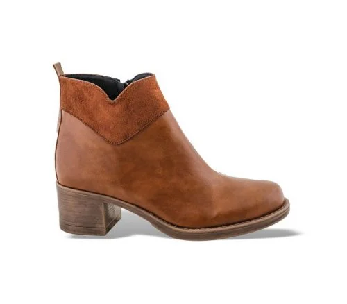 Φωτογραφία προϊόντος: Zak Shoes Δερμάτινο Μποτάκι Χρώμα Ταμπά Κωδ. GK3351