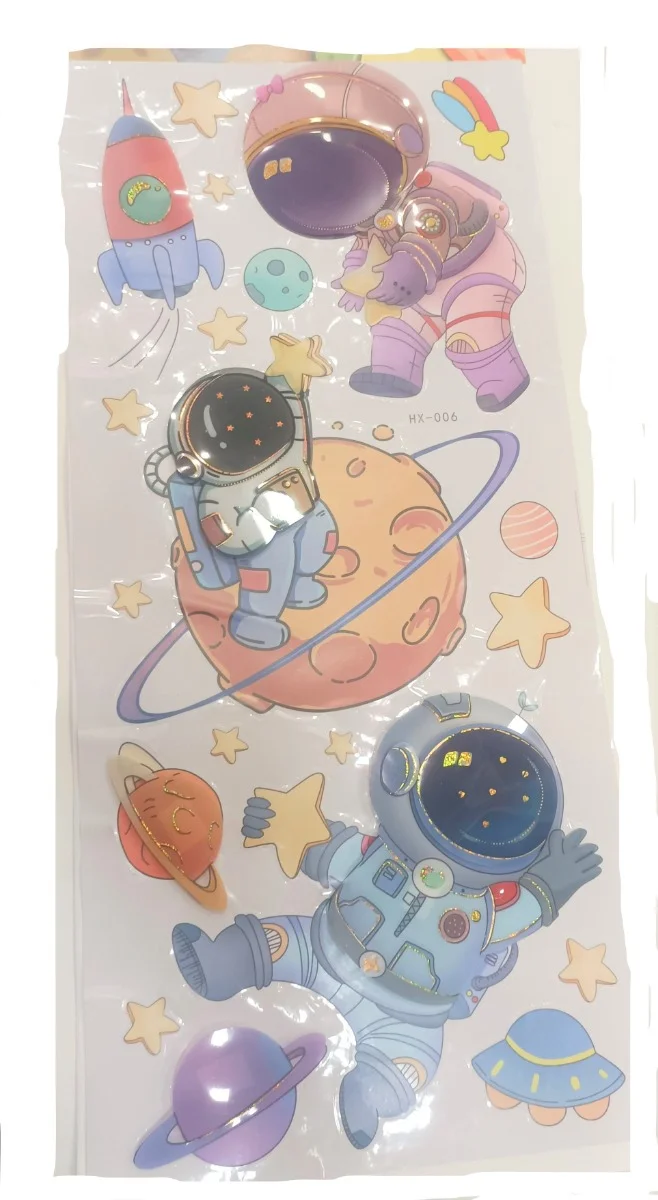 Φωτογραφία προϊόντος: OEM 3D WALL STICKS ASTRONAUT ΣΕ 2 ΣΧΕΔΙΑ