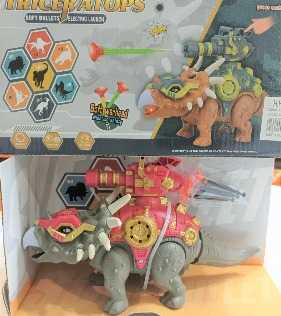 Φωτογραφία προϊόντος: OEM Robo Dinosaur με κινηση,ηχο και εκτοξευτηρα 010
