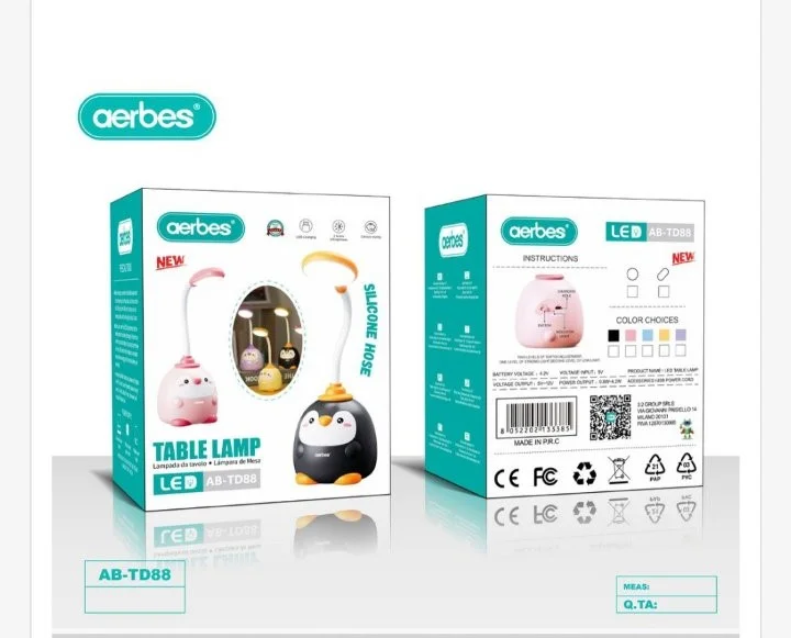 Φωτογραφία προϊόντος: OEM Led Παιδικό Φωτιστικό Γραφείου Πιγκουίνος