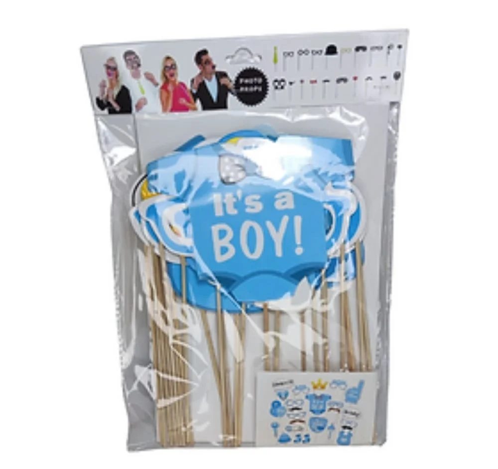 Φωτογραφία προϊόντος: OEM ΣΕΤ BABY SHOWER PROPS 20 τεμάχια-boy