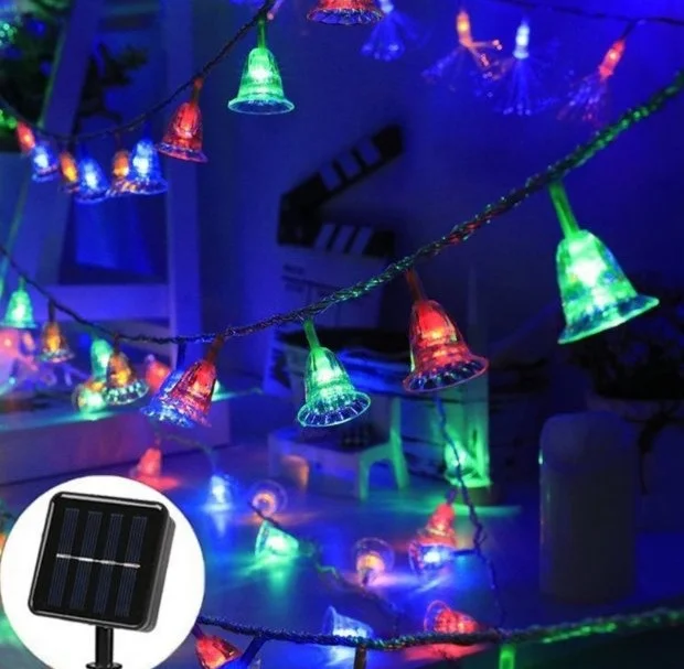 Φωτογραφία προϊόντος: OEM Λαμπάκια LED Πολύχρωμα-χριστουγεννιάτικες καμπάνες
