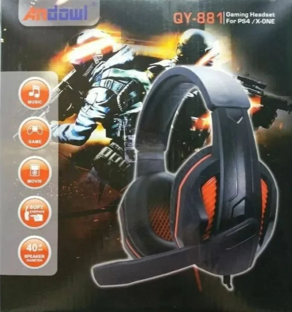 Φωτογραφία προϊόντος: OEM Ακουστικά κεφαλής Gaming με μικρόφωνο- ANDOWL QY-881
