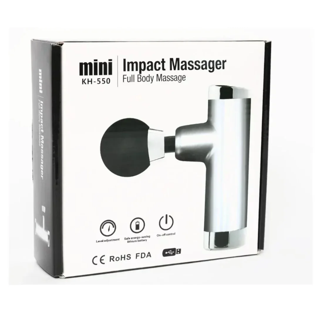 Φωτογραφία προϊόντος: OEM Mini Massage Fascia Gun KH 550 σε Ασημί Χρώμα