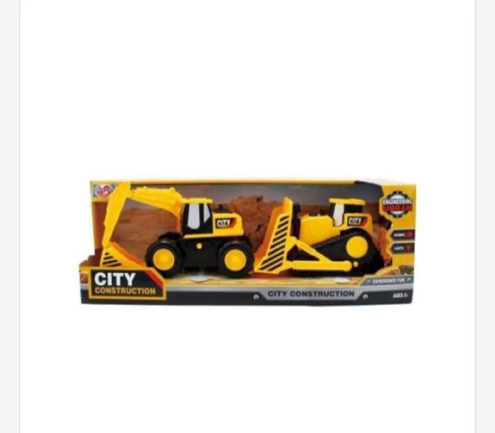 Φωτογραφία προϊόντος: OEM ΣΕΤ CITY TRACK ΟΧΗΜΑΤΑ X 2 ΜΕ ΦΩΣ ΚΑΙ ΗΧΟ