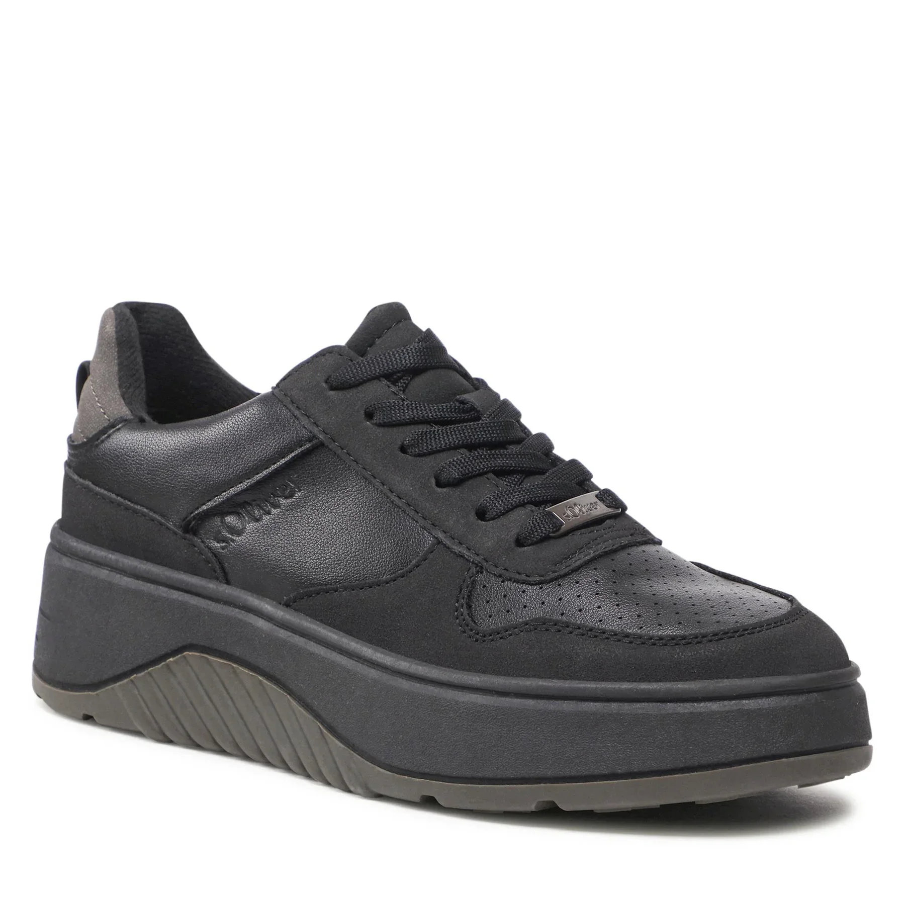 Φωτογραφία προϊόντος: S OLIVER S.OLIVER ΓΥΝΑΙΚΕΙΟ SNEAKER ΔΕΤΟ ΕΣΩΤΕΡΙΚΟΣ ΠΑΤΟΣ SOFT FOAM, ECO LEATHER 23609-39, ΜΑΥΡΟ, Γυναίκα