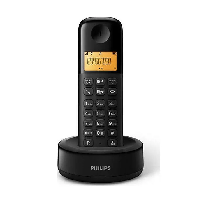 Φωτογραφία προϊόντος: Σταθερό Τηλέφωνο PHILIPS D1601B/34 Black
