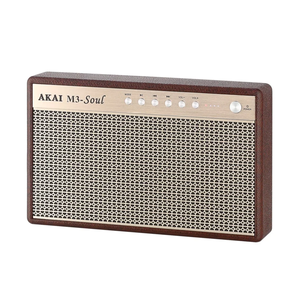 Φωτογραφία προϊόντος: Φορητό Ηχείο Bluetooth AKAI M3-Soul Brown