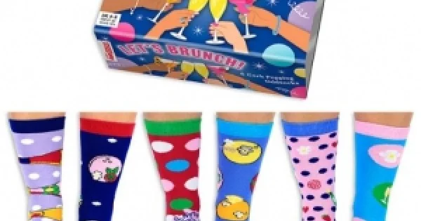 Φωτογραφία προϊόντος: ODD SOCKS ΓΥΝΑΙΚΕΙΕΣ ΚΑΛΤΣΕΣ 37-42 “LETS BRUNCH” – 94.03.002