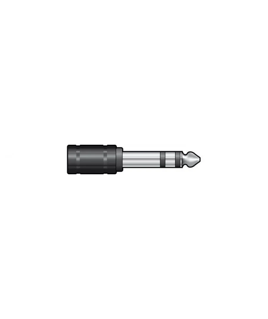 Φωτογραφία προϊόντος: Qtx 757.873UK Αντάπτορας 3.5mm Stereo Jack – 6.3mm Stereo Jack (Τεμάχιο)