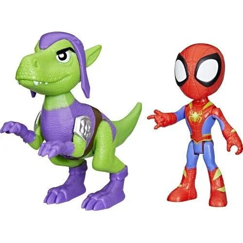 Φωτογραφία προϊόντος: Hasbro Spidey And His Amazing Friends Dino-Webs Spidey And Goblin Raptor (G0120)