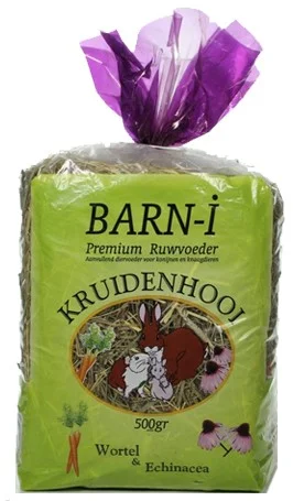 Φωτογραφία προϊόντος: Barn-i Herbal Hay Χόρτο premium με καρότο και εχινάκεια 500gr Barn (2038369)