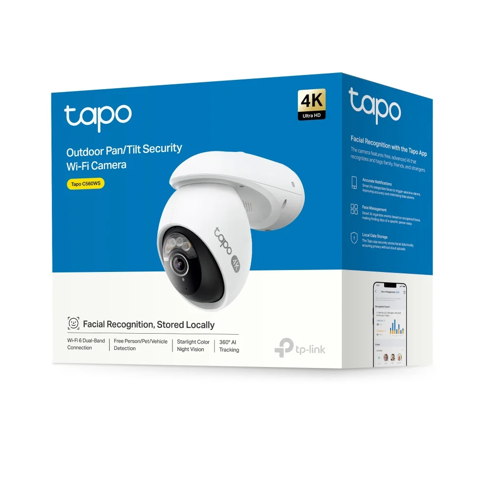 Φωτογραφία προϊόντος: ΤΡ-LΙΝΚ TP-Link Tapo C560WS Camera Pan/Tilt Outdoor Security Wi-Fi 4K 8MP
