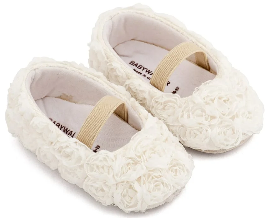 Φωτογραφία προϊόντος: Βabywalker Βαπτιστικά παπούτσια αγκαλιάς κορίτσι Babywalker ΜΙ 1660